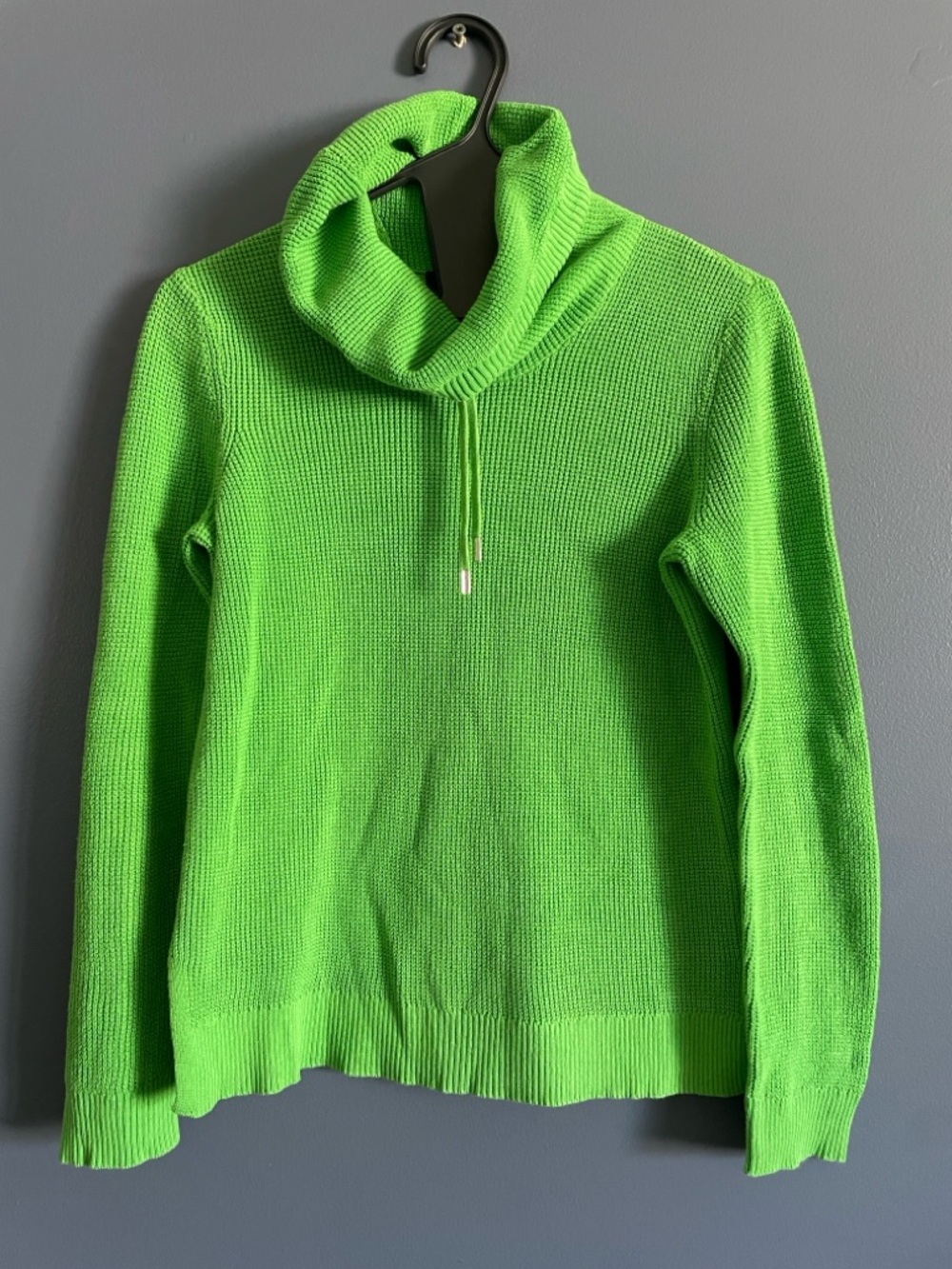 Lauren, Ralph Lauren Bright Green Cowl Neck Women's Sweater